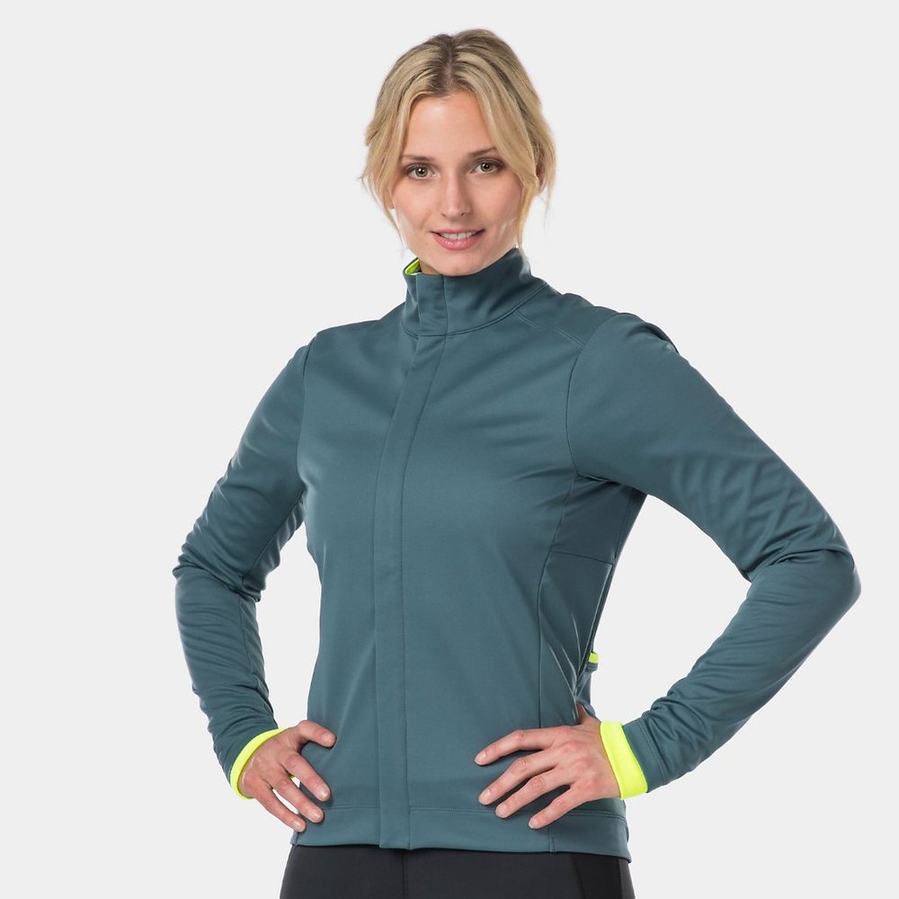 Bontrager Velocis Women's Subzero Softshell Cycling Jacket, Size Small, Blue